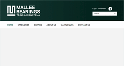 Desktop Screenshot of malleebearings.com.au