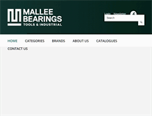 Tablet Screenshot of malleebearings.com.au